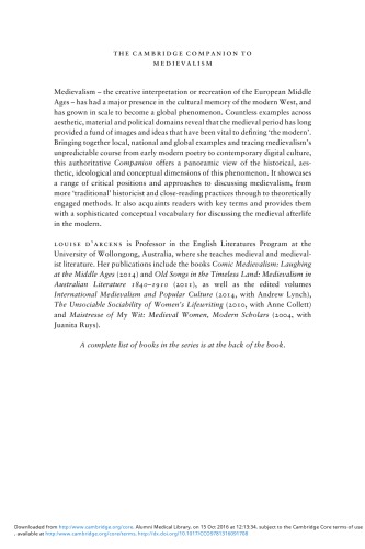 ﻿همدم کمبریج قرون وسطایی