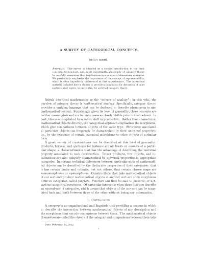 ﻿بررسی مفاهیم طبقه بندی شده