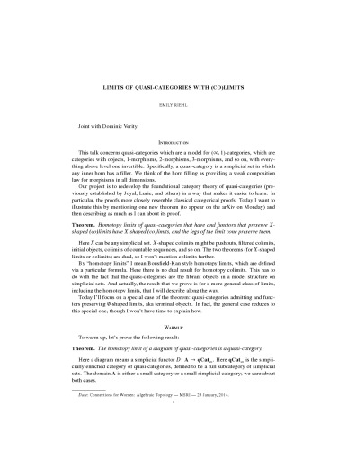 ﻿حدود شبه مقوله ها با محدودیت (هم).