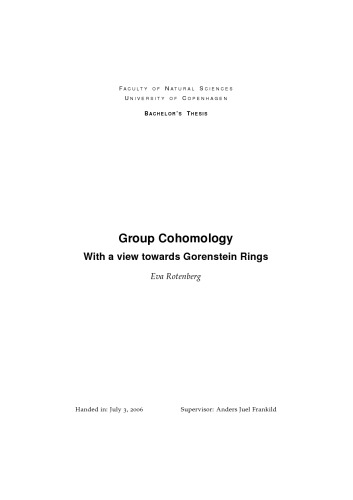 ﻿کوهومولوژی گروهی با نگاهی به گورنشتاین حلقه ها