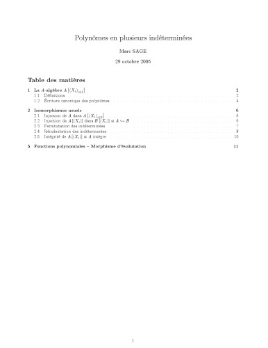 ﻿چند جمله ای ها در چند نامتعین