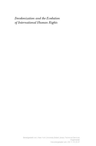 ﻿استعمار زدایی و تکامل حقوق بشر بین المللی