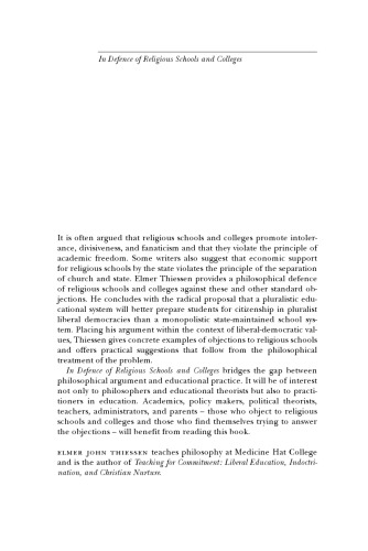 ﻿در دفاع از مدارس و دانشکده های دینی