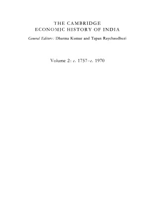 ﻿تاریخ اقتصادی کمبریج هند