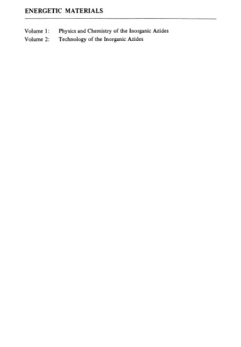 ﻿مواد پر انرژی فیزیک و شیمی آزیدهای معدنی