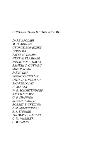 ﻿پیشرفت در مکانیک کنترل، قسمت 2 از 2