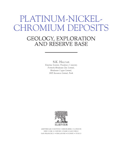 ﻿ذخایر پلاتین-نیكل-كروم. زمین شناسی ، اکتشاف و پایگاه ذخیره