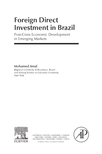 ﻿سرمایه گذاری مستقیم خارجی در برزیل توسعه اقتصادی پس از بحران در بازارهای نوظهور