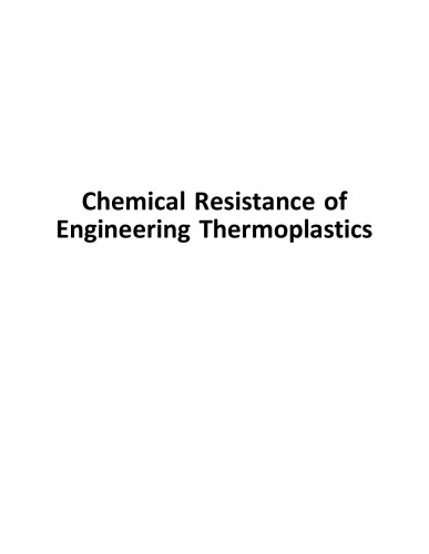﻿مقاومت شیمیایی ترموپلاستیک های مهندسی