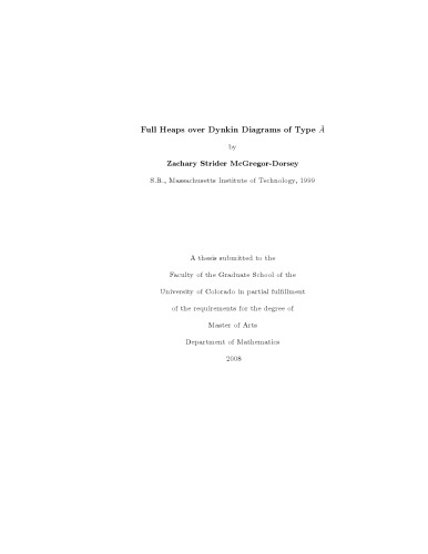 ﻿نمودارهای انبوه کامل از نوع Dynkin از نوع Atilde [پایان نامه دکتری]