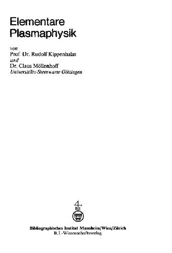 فیزیک پلاسما ابتدایی