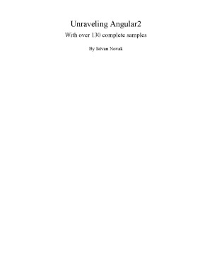 ﻿راهنمای Unraveling Angular 2 The Ultimate Beginners با بیش از 130 نمونه کامل