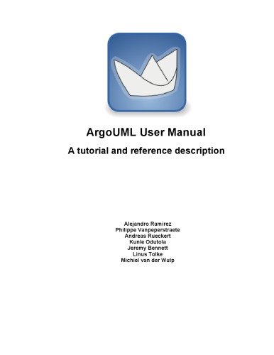 ﻿ArgoUML Manual User Manual: یک آموزش و توضیحات مرجع