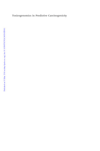 ﻿توکسیکوژنومیک در سرطان زایی پیش بینی کننده