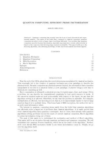 ﻿محاسبات کوانتومی: فاکتورسازی کارآمد اول