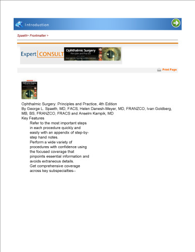 ﻿جراحی چشم: اصول و عمل