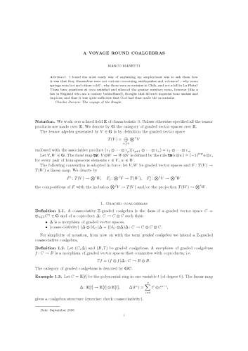﻿سفری به دور جبرهای ذغالی [یادداشت های توضیحی]