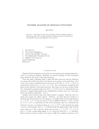 ﻿تحلیل فوریه توابع بولی