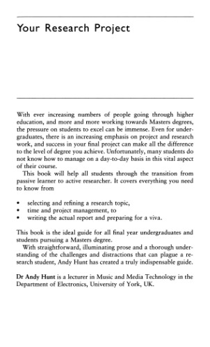 پروژه تحقیقاتی شما: نحوه مدیریت آن