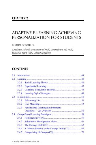 ﻿E-Systems for the 21st Century - Concept, Developments, and Applications, جلد 2 - E-Learning, E-Maintenance, E-portfolio 9781771882552
