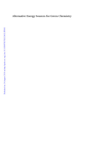 ﻿منابع انرژی جایگزین برای شیمی سبز