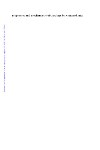 ﻿بیوفیزیک و بیوشیمی غضروف توسط nmr و mri