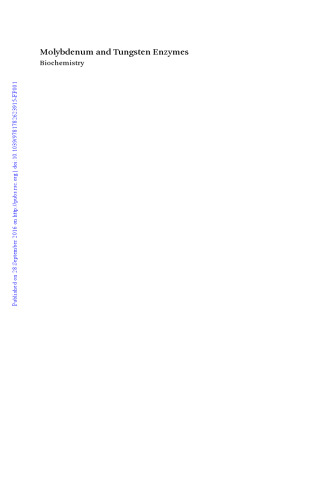 ﻿آنزیم های مولیبدن و تنگستن - بیوشیمی