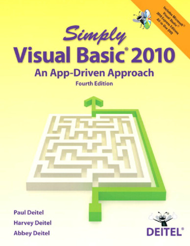 ﻿Simply Visual Basic 2010: یک رویکرد برنامه محور