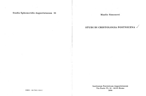 ﻿مطالعات مسیح شناسی پس از نیقیه