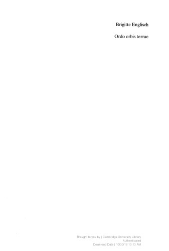 ﻿Ordo Orbis Terrae: نمای جهان در Mappae mundi قرون اولیه و متوسط