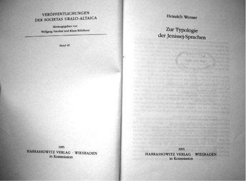 ﻿در مورد گونه شناسی زبان های ینیسی