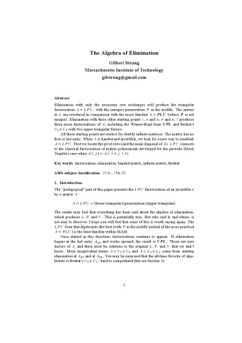 ﻿جبر حذف [یادداشت های اثبات]