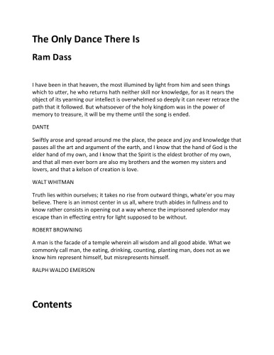 ﻿تنها رقص وجود دارد