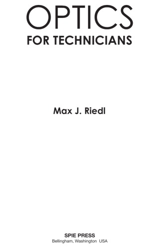 ﻿اپتیک برای تکنسین ها