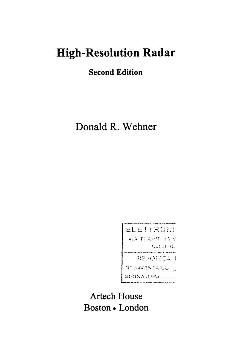 ﻿رادار با وضوح بالا