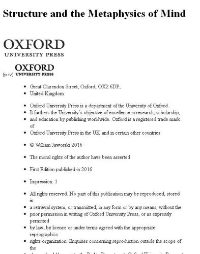 ﻿ساختار و متافیزیک ذهن: چگونه هیلومورفیسم مشکل ذهن و بدن را حل می کند