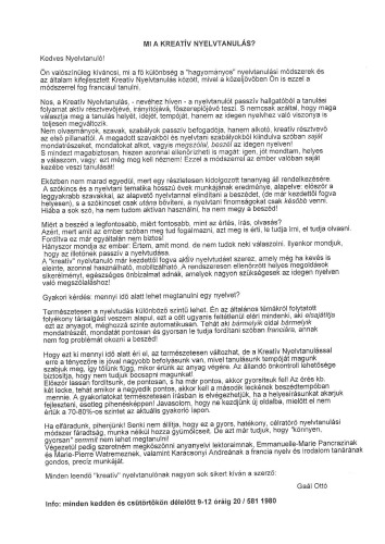 ﻿فرانسوی خلاق - مبتدی/متوسط