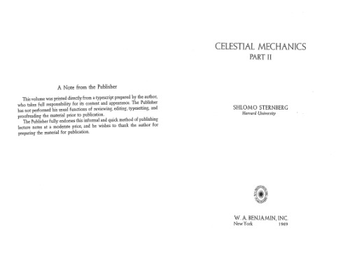 ﻿مکانیک آسمانی. قسمت دوم