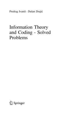 ﻿تئوری اطلاعات و کدگذاری - مسائل حل شده