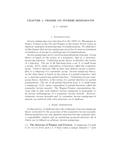 ﻿کارگاه آموزشی در مورد نیمه گروه ها و دسته ها [یادداشت های سخنرانی]