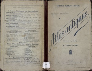 ﻿Atlas Antiquus دوازده نقشه تاریخ باستان طراحی و ویرایش شده توسط هاینریش کیپرت