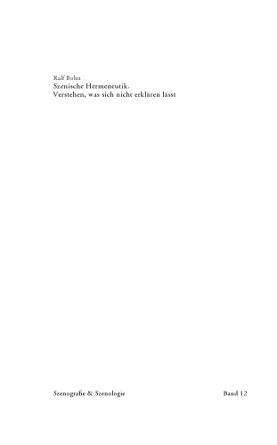 ﻿هرمنوتیک صحنه: درک آنچه قابل توضیح نیست