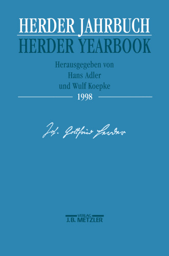 ﻿سالنامه هردر / Herder Yearbook 1998