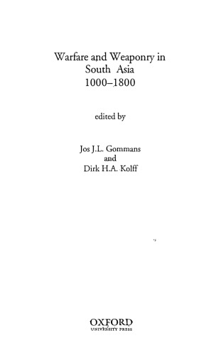 ﻿جنگ و سلاح در جنوب آسیا 1000-1800