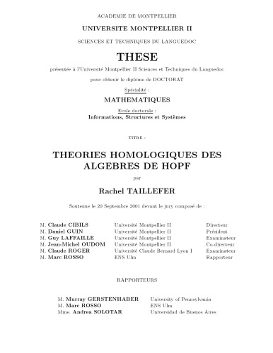 ﻿نظریه های همسانی جبرهای هاپف