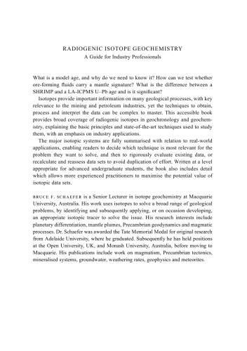 ﻿ژئوشیمی ایزوتوپ پرتوزا: راهنمای متخصصان صنعت