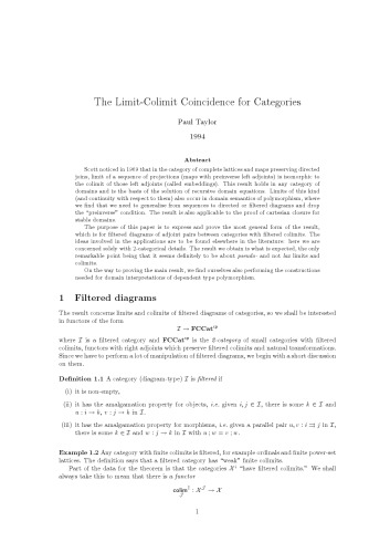 ﻿تصادف حد و حدود برای دسته ها