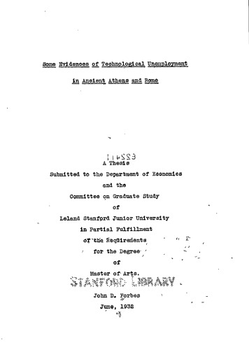 ﻿برخی شواهد از بیکاری تکنولوژیک در آتن و روم باستان [پایان نامه کارشناسی ارشد]