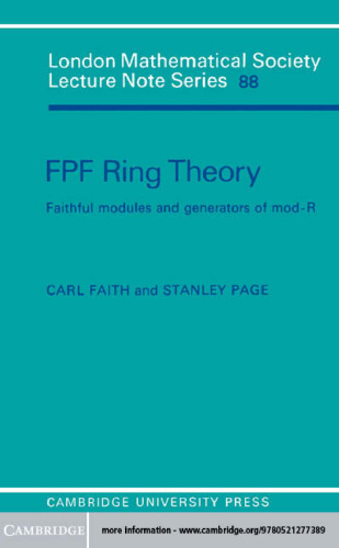 ﻿نظریه حلقه FPF: ماژول های وفادار و مولدهای mod-R