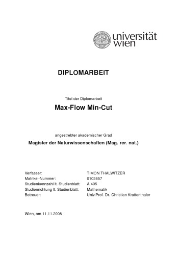 ﻿Max-Flow Min-Cut